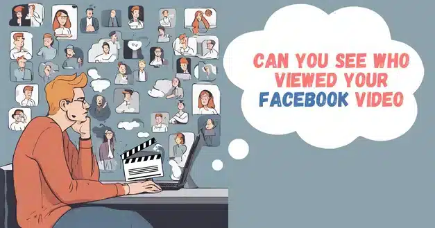 A person using facebook on laptop to know that Can You See Who Viewed Your Facebook Video
