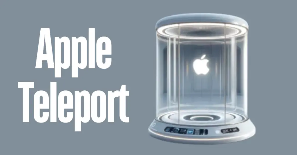 a image with apple teleporter