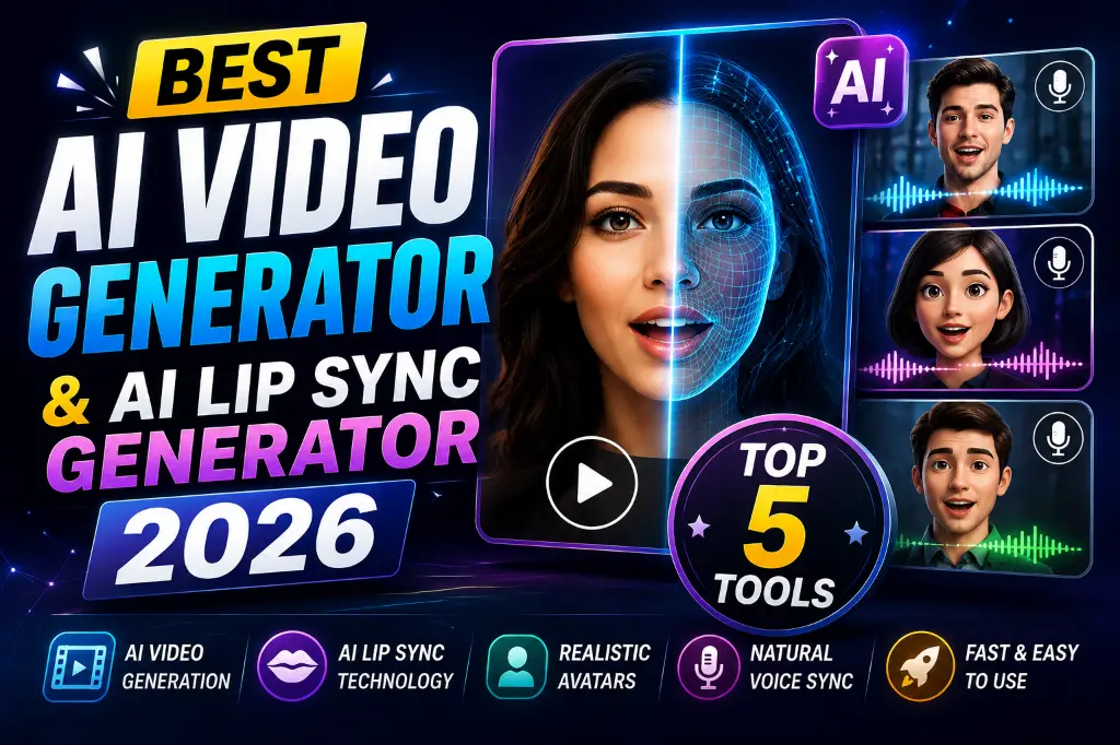 Best AI Video Generator and AI Lip Sync Generator 2026